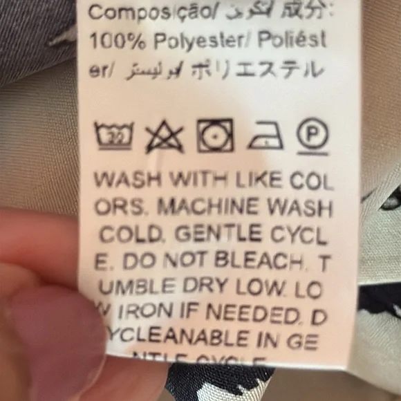 JORESS. Black/Tan Romper. Sleeveless. Elastic Waist. Size Small. - Picture 3 of 6